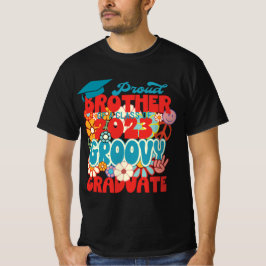 Proud BROTHER av klass 2023 Student Retro T Shirt