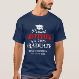 Proud Brother för den samordnande familjen student T Shirt