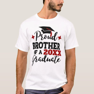 Proud Brother med 2022 student svart tak T Shirt