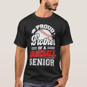 Proud Brother of a Baseball Senior 2024 Studenten T Shirt