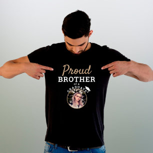 Proud Brother of a Student Studentmössa Photo T Shirt