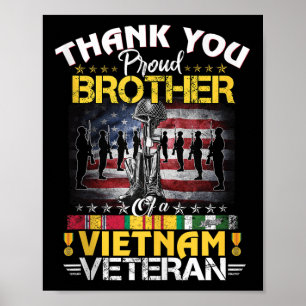 Proud Brother of A Vietnam Veteran - Tack Vie Poster