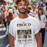 Proud Brother of the Student T-Shirt<br><div class="desc">Vid ceremonin i studenten fanns en pyttarpanel för studenter,  fem bilder av syskon,  en "stolt bror till student",  deras namn,  studieåret ställe och klassåret.</div>
