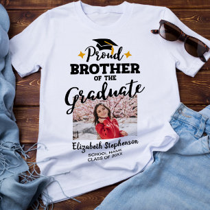 Proud Brother på fotot namn i student T Shirt