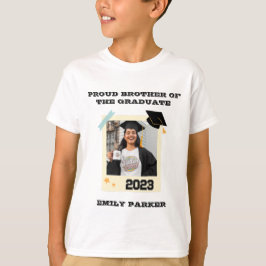 Proud Brother Student - Anpassa det nu T-Shirt