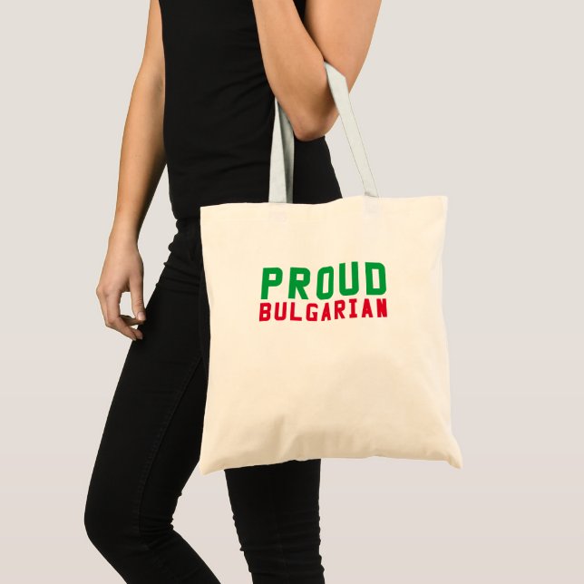 Proud Bulgariska Tygkasse (Framsida (produkt))