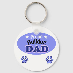 Proud Bulldog Pappa Nyckelring