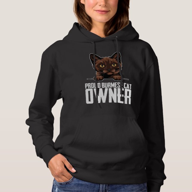 Proud burmese cat owner  1 t shirt (Framsida)