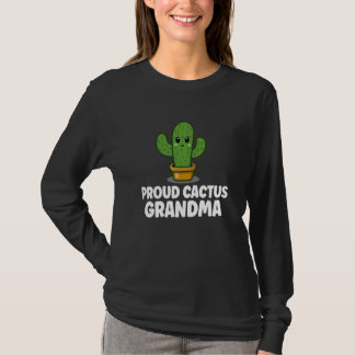 Proud Cactus Grandma Cute Succulent T Shirt