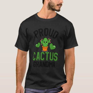 Proud Cactus Grandma Kawaii Cactus Family T Shirt