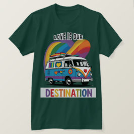 Proud Camper - Rainbow RV Pride T-Shirt