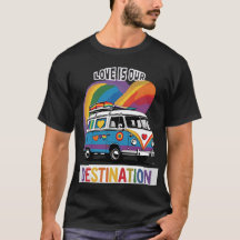 Proud Camper - Rainbow RV Pride T-Shirt