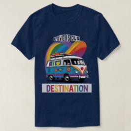 Proud Camper - Rainbow RV Pride T-Shirt