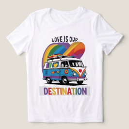 Proud Camper - Rainbow RV Pride T-Shirt