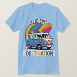 Proud Camper - Rainbow RV Pride T-Shirt