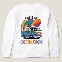 Proud Camper - Rainbow RV Pride T-Shirt