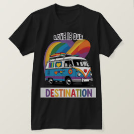 Proud Camper - Rainbow RV Pride T-Shirt