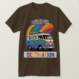 Proud Camper - Rainbow RV Pride T-Shirt