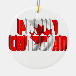 Proud Canadian Julgransprydnad Keramik