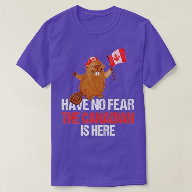 Proud Canadian Made in Canada Maple Löv Flagga Bea T Shirt (Design framsida)