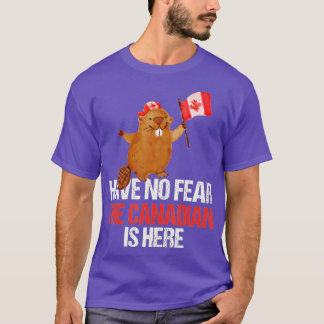 Proud Canadian Made in Canada Maple Löv Flagga Bea T Shirt