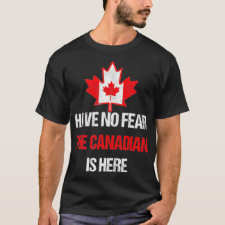 Proud Canadian Made in Canada Maple Löv Flagga T Shirt