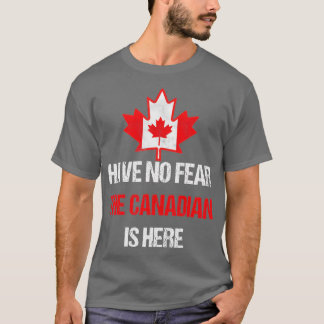 Proud Canadian Made in Canada Maple Löv Flagga T Shirt