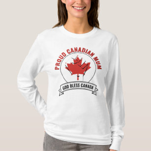 PROUD CANADIAN MORSA Canada Flagga T Shirt