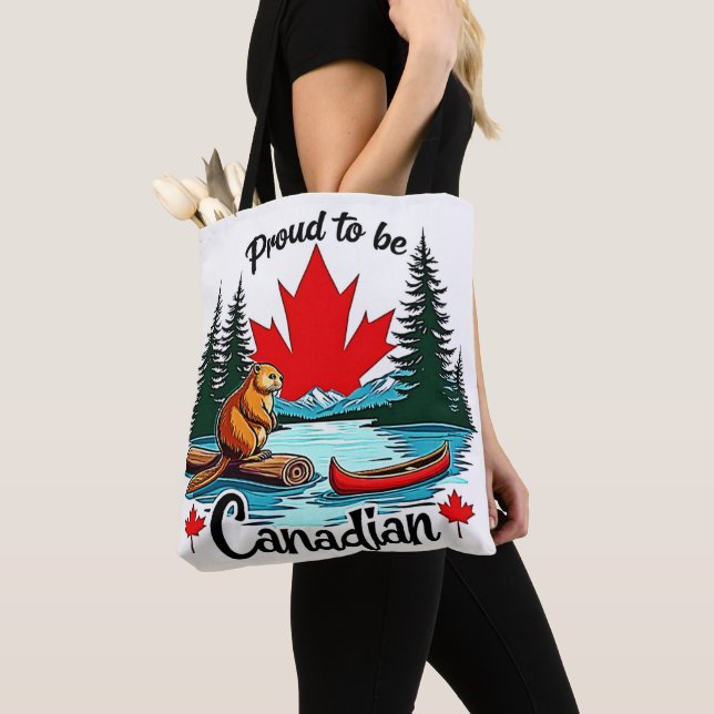 Proud Canadian Nature Tygkasse (Närbild)