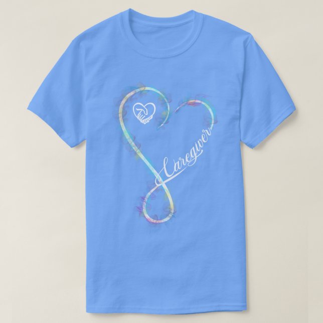 Proud Caregiver T Shirt (Design framsida)