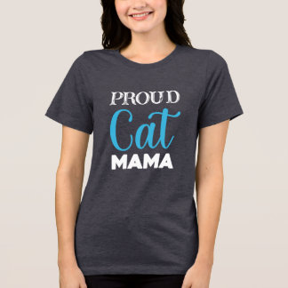 Proud Cat Mamma - Cute Cat Lover T-Shirt for Women