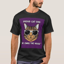 Proud Cat Pappa Funny - Purrfect Far's Day T Shirt