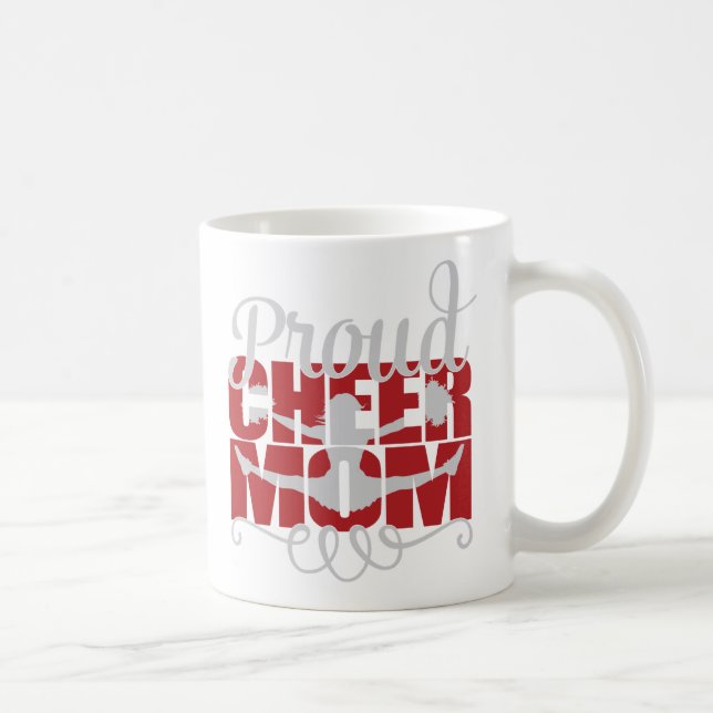 Proud Cheer Mamma i Red Kaffemugg (Höger)