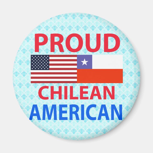 Proud Chilean American Magnet (Framsidan)