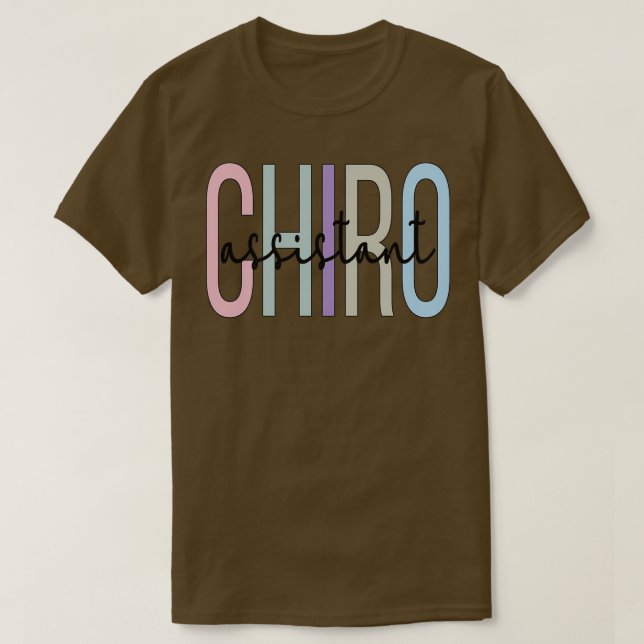 Proud Chiro Assistant Chiropraktic Assistant Gifts T Shirt (Design framsida)