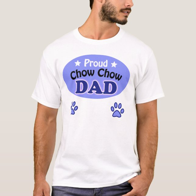 Proud Chow Chow Dad Tee (Framsida)
