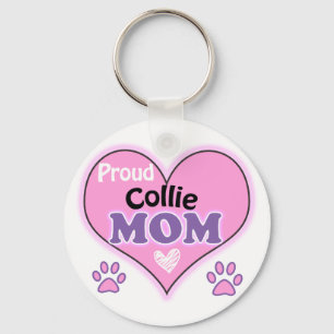Proud Collie Mamma Nyckelring