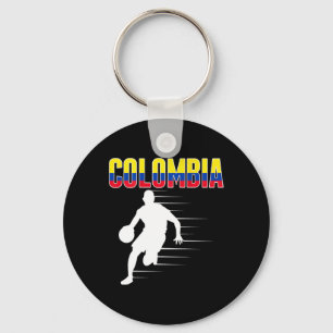 Proud Colombia Sketll Fläkt Jersey Colombia Flagga Nyckelring