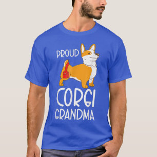 Proud Corgi Grandma Corgi Grandmor Älskare 1122 T Shirt
