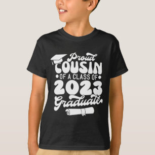 Proud COUSIN av klass 2023 Student Retro T Shirt