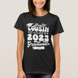 Proud COUSIN av klass 2023 Student Retro T Shirt