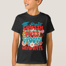Proud COUSIN av klass 2023 Student Retro T Shirt