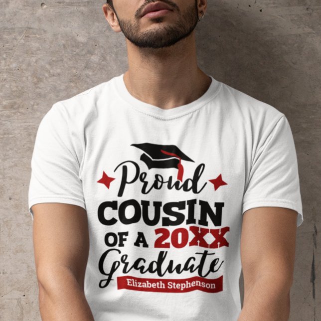 Proud Cousin från 2023 student-familjens matchning T Shirt (Skapare uppladdad)