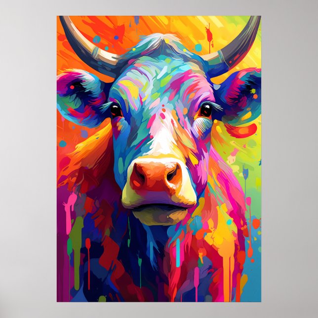 Proud Cow, Epitome of Bovine Pride Poster (Framsidan)