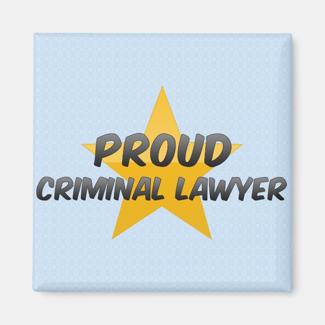 Proud Criminal Lawyer Magnet (Framsidan)