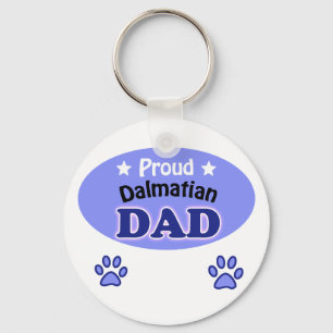 Proud Dalmatian Pappa Nyckelring