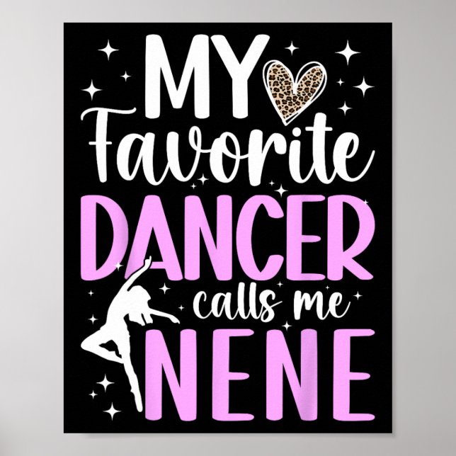 Proud Dance Nene, en dansare Nene Dancing Nene Gra Poster (Framsidan)