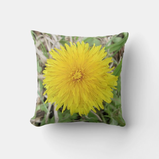 Proud Dandelion Flower. Kudde (Framsida)