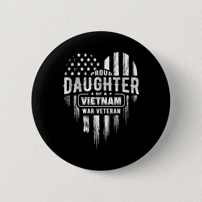 Proud Ddotter Vietnam Vet Pappa Veterans Day Ameri Knapp (Framsida)