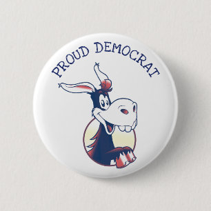 Proud Democrat Donkey-knapp för politisk finhet Knapp